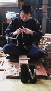 【桐下駄】デザインクロスシリーズ－男性用－[BL007ci]