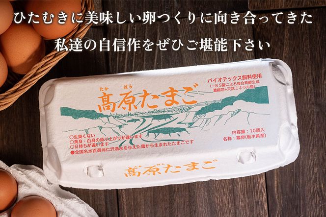 [定期便／6ヶ月] 高原名水卵 60個×6か月連続 豊かな自然で育ったアスタキサンチン含有の高原名水卵【感動の甘さと濃さ】｜こだわり卵 たまご タマゴ 玉子 生卵 鶏卵 高原養鶏場 矢板市産 