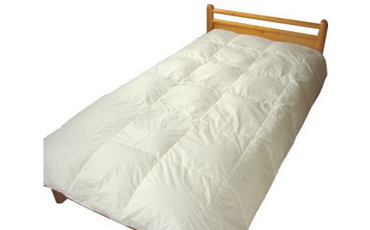 AM012【クイーン】洗えるダウンケット(羽毛肌掛け)【新津】｜肌掛け　洗濯機で洗える