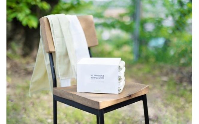 010B1156 さらっとガーゼとふんわりパイルのモノトーンタオル（ピスタチオ3枚 ホワイト2枚）【泉州タオル 国産 吸水 普段使い シンプル 日用品】