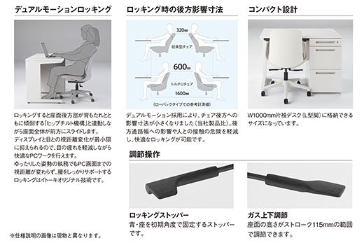 イトーキ『トルテＵ』5本脚 抵抗付ウレタン双輪キャスタータイプ フレーム：ブラック(KJ-320GAM-T1T1F)【EI116SM】