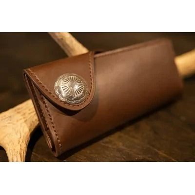 コンチョ付ロングウォレット(長財布)【CAFE＆LEATHER Dii】_HA0173 