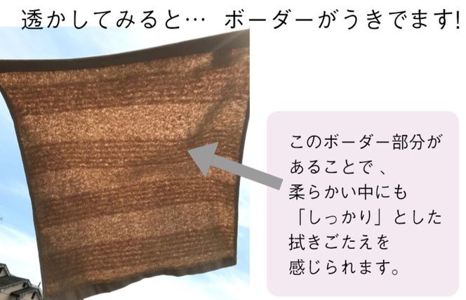 010B664 ナチュレル 泉州バスタオル４枚（ブラウン系）限定セット