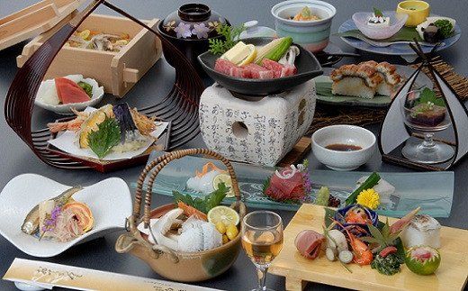 【M-963】びわ湖畔リゾート白浜荘　近江の恵み会席・朝食付宿泊ペア［高島屋選定品］