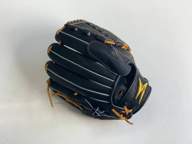 SAEKI　野球グローブ 【硬式・品番115】【ブラック】【Rオレンジ】【クリーム】