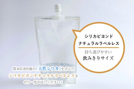 シリカビヨンドナチュラルラベルレス300ml×30本入 ルーシッド株式会社 《90日以内に出荷予定(土日祝を除く)》 熊本県南阿蘇村 天然水 ラベルレス--sms_rusidrbll_90d_r7_17000_30i---