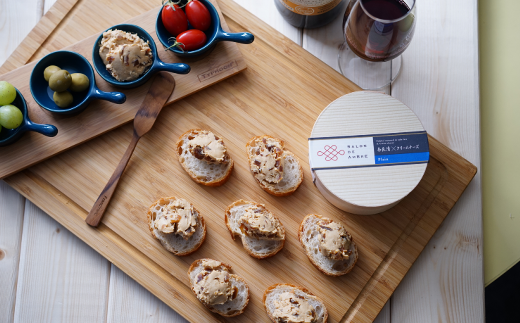 奈良漬 × クリームチーズ 2個 ギフト BOX (白箱) プレーン & 山椒《築上町》【有限会社奈良漬さろん安部/ SALON DE AMBRE】 [ABAE002]