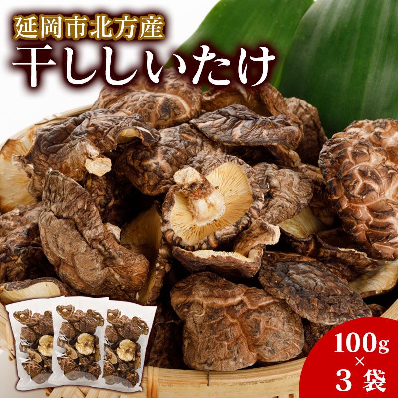 [延岡市北方産]干ししいたけ 100g×3袋