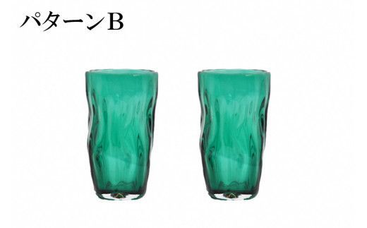 沖ノ島朱・大島翡翠　タンブラーセットNM-11S【粋工房】_HA1196