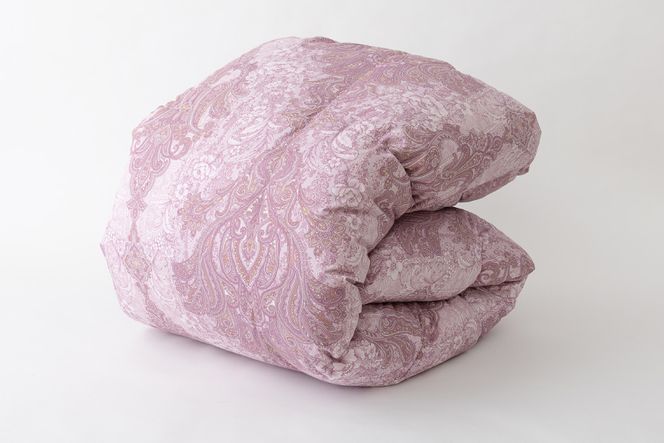 羽毛布団 シングル マザーグース ダウン 95％1.2kg ポーランド産 80番手サテン (エリーヌピンク) 本掛け / 川村羽毛 / 山梨県 韮崎市 [20743604] 羽毛 布団 羽毛ふとん 本掛け布団