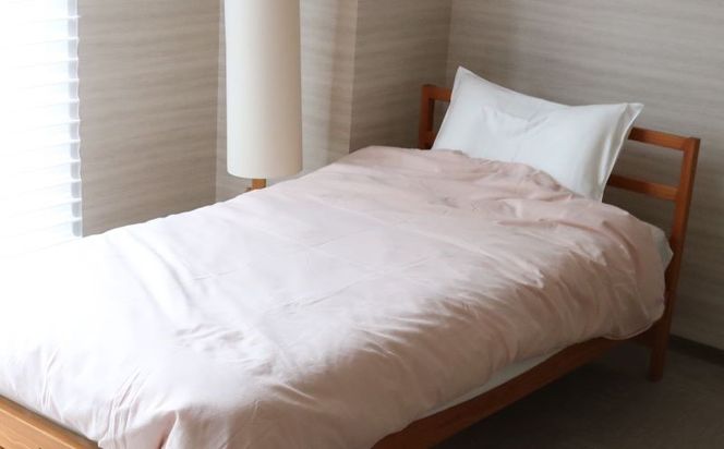 HB075 一重ガーゼやさしい和晒掛けふとんカバー　セミダブルサイズ　ピンク