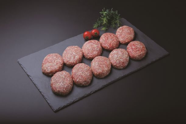 九州産黒毛和牛ハンバーグ 100g×10個【丸徳】_HA0393