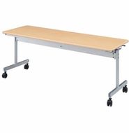 ミーティングテーブル 1800×600 KV1860-NN（1.ナチュラル） スタッキング テーブル キャスター デスク 愛西市 / タック株式会社[AEAH023-1]