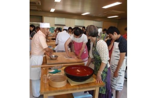 そば打ち体験(A4版利用券)&土浦小町そば 200g×3袋