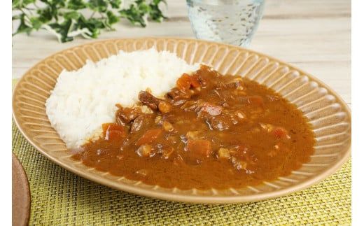 航空自衛隊 築城基地 名物 隊員食堂 カレー ( 中辛 + 牛すじ 各3個）《築上町》【NPO法人築上町観光協会】 [ABAX003]