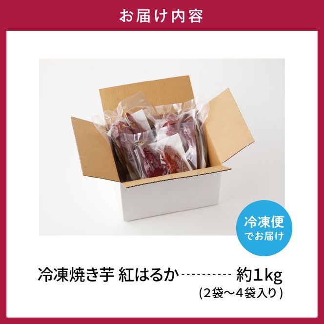 【瞬間冷凍】東根市産 焼き芋（紅はるか）2kg 東根農産センター提供　hi004-hi027-061r