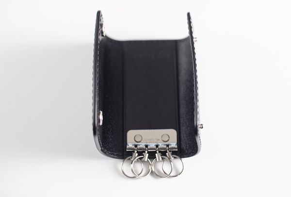 【CF】革工房「Sage-Leather」〇牛革キーケース(黒系）《30日以内に出荷予定(土日祝除く)》---sanagouchi_ksl_1_1k---