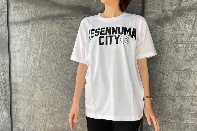 Tシャツ 気仙沼 KESENNUMA CITY Tシャツ ホヤぼーや入り Lサイズ ホワイト 1枚 ご当地Tシャツ メンズ レディス 半袖 お土産 / 愛隣オフセット印刷社 / 宮城県 気仙沼市