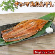 さんまみりん干し 10枚 2枚入×5パック 秋刀魚 さんま ひもの 干物 みりん干し 海鮮 魚貝類 魚介類 三陸産 おかず おつまみ 酒 お酒 肴 岩手県 大船渡市【michinoeki012】