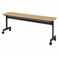 ミーティングテーブル 1800×450 KV1845-KKA（4.古木調） スタッキング テーブル キャスター デスク 愛西市 / タック株式会社[AEAH022-4]