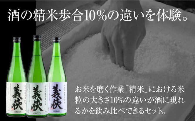 義侠　純米吟醸原酒セット 【山忠本家酒造株式会社】 清酒 日本酒 飲み比べ 【配達不可：離島】[AEAD003]