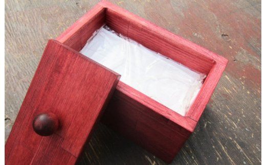 099H2095 手作り木製 マスクストッカー（マホガニー）