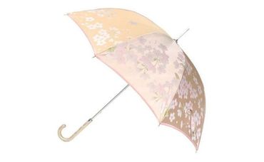 槙田商店【晴雨兼用】長傘 ”絵おり” 桜 FAA5067