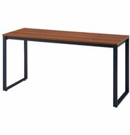 MTKTミーティングテーブル 幅160（1.天板ブラウン×脚部ブラック） ミーティング 打ち合わせ 作業机 家具 テーブル 愛西市 / タック株式会社 [AEAH014-1]