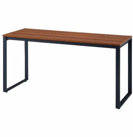 MTKTミーティングテーブル 幅160（1.天板ブラウン×脚部ブラック） ミーティング 打ち合わせ 作業机 家具 テーブル 愛西市 / タック株式会社 [AEAH014-1]