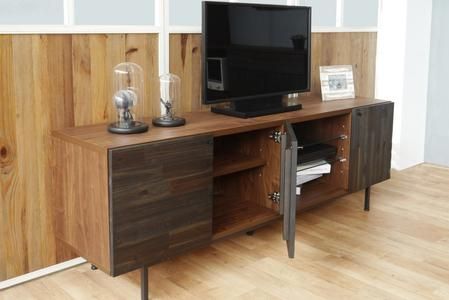 クイナ 178TVボード 【テレビボード テレビ台 テレビ インテリア 組立設置付 梱包材引き取り 家具 国産 TV AV機器収納】(H062186)