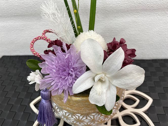 AJ097-1 プリザーブドフラワー【ひまり】春日部市 シュガーパイン