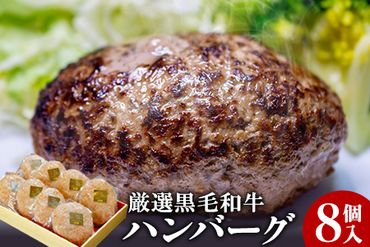 厳選 くまもと黒毛和牛 ハンバーグ 8個入り(150g×8個)《30日以内に順次出荷(土日祝除く)》熊本県 大津町 和牛焼肉LIEBE くまもと黒毛和牛 A5 ハンバーグ 冷凍 リーベ---so_fliekrham_30d_23_16500_8p---