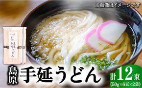 島原 手延 うどん 600g (50g×6束) ×2袋 / 南島原市 / 本多兄弟商会 [SAU003] 