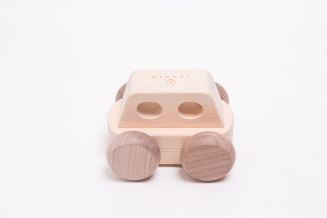 木製 オルゴール カー【檜のおもちゃ ＩＫＯＮＩＨ】 ≪桧 おもちゃ ヒノキ ひのき 木育 知育≫