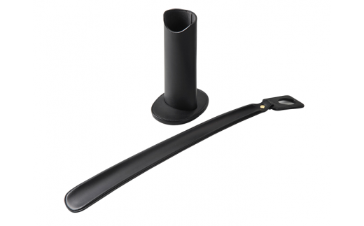 [SS-04] SOMES　SS-04スタンド付き靴べら（ブラック） [北海道 砂川市 012260113]