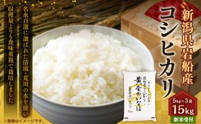 【新米受付・令和7年産米】NC4023 自然豊かな風土が育んだ新潟岩船産コシヒカリ15kg