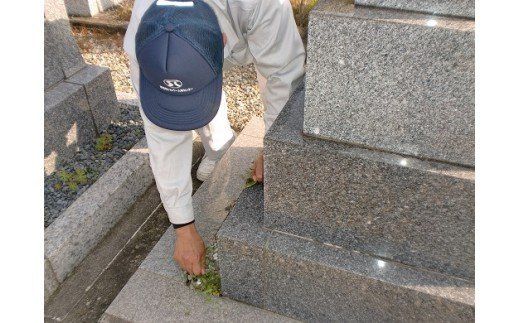 お墓の掃除(1)(2㎡以内)