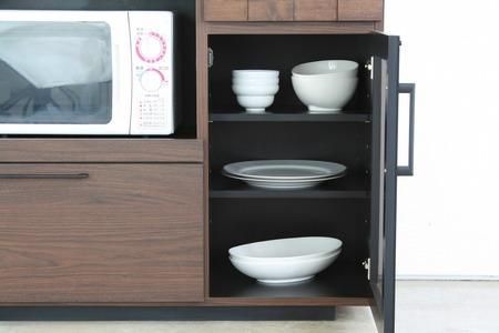 コルク 120カウンター 【キッチンカウンター カウンターキッチン レンジ台 コルク カウンター 開梱設置 梱包材引き取り 日本製 国産 完成品】(H062212)