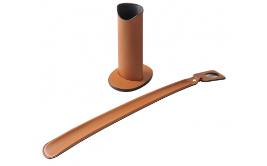 [SS-04] SOMES　SS-04スタンド付き靴べら（ライトブラウン） [北海道 砂川市 012260114]