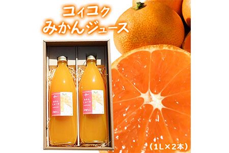 コイコクみかんジュース1L×2本[30日以内に出荷予定(土日祝除く)]和歌山県 紀の川市 みかん フルーツ 果物---wsk_krmnjce1l_30d_23_14000_2p---