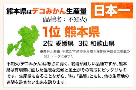 不知火 ご家庭用 デコみかん 約5kg 12～24玉前後《2026年2月上旬-4月末頃出荷》 デコポン（不知火）と同品種 熊本県産 熊本県 長洲町 訳あり---ng_dkmkn_af24_r7_12500_5kg---