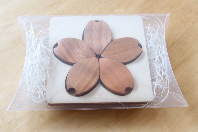 厄除桜 桜の箸置き 5個セット [トポスデザイン 福岡県 筑紫野市 21760047]