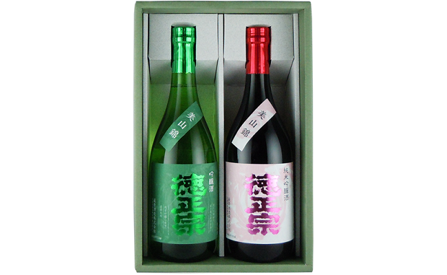 K1452 さかいの地酒・美山錦吟醸と美山錦純米吟醸(720ml×2本）