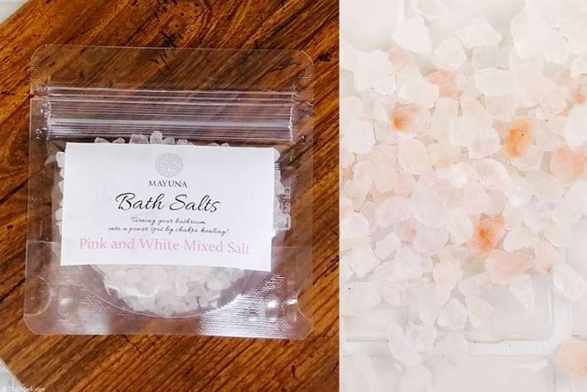 バスソルト ハッピーセット(500g×1個&50g×10個) 個包装 発汗 [マユナ 大阪府 守口市] [2295]