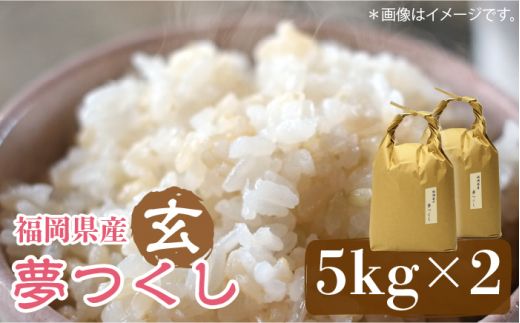 [先行予約]福岡の食卓ではおなじみの人気のお米「夢つくし」5kg×2袋 [10kg] [玄米][2024年11月下旬以降順次発送][築上町][株式会社ベネフィス][ABDF034]