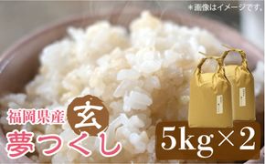 【先行予約】福岡の食卓ではおなじみの人気のお米「夢つくし」5kg×2袋 [10kg] [玄米]【2024年11月下旬以降順次発送】《築上町》【株式会社ベネフィス】[ABDF034]