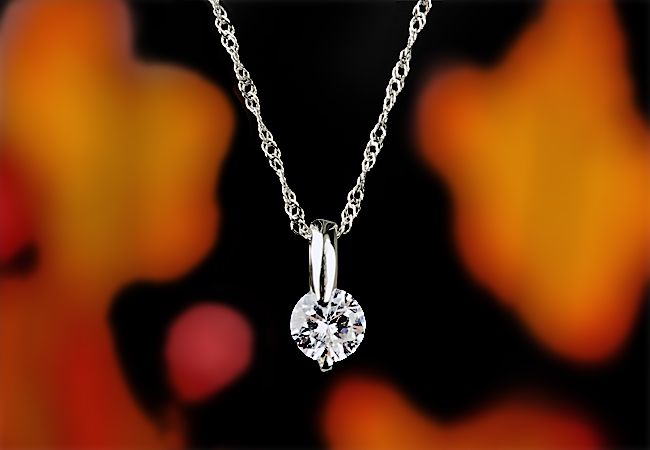 ダイヤモンド ペンダント 0.2ct K18WG 超目玉品 SIクラスHカラーカード式鑑定書付 (21261)