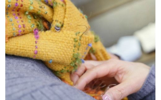 さをり織り ストール 1枚(秋冬用)《築上町》【(有)とよべ呉服店】[ABBL005]