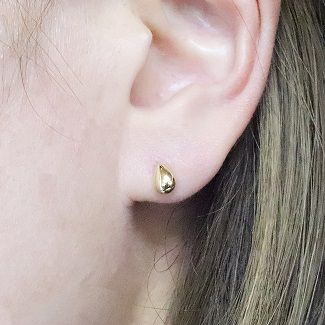 K１８　　しずく　大　ピアス　BQ-36