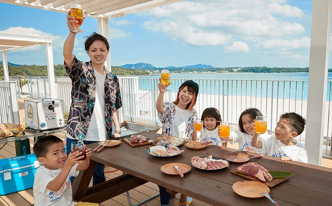 KINサンライズビーチ海浜公園　施設メニュー利用券 (3000円)
